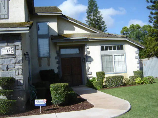 Custom Door Replacement in Riverside California - Ameristar - Before Photo