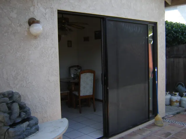 Custom Sliding Doors Installation - Ameristar Windows and Doors - Before Photo