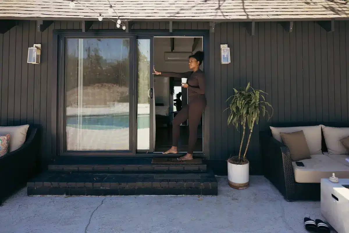 Ameristar Patio Doors – Affordable & Stylish Upgrade for Homeowners Ameristar sliding patio doors with energy-efficient glass installed in a Southern